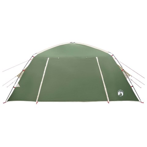 VidaXL Namiot domek z dachem zielony 400 x 210 x 180 cm Poliester