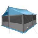 VidaXL Namiot rodzinny niebieski 450 x 400 x 265 cm Poliester i Stal