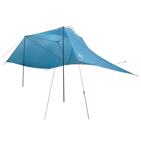 VidaXL Namiot samochodowy niebieski 350 x 250 cm Poliester i Stal