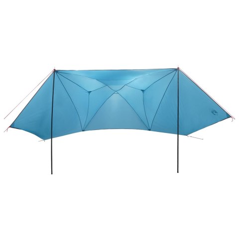 VidaXL Namiot samochodowy niebieski 350 x 250 cm Poliester i Stal