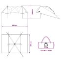 VidaXL Namiot samochodowy niebieski 350 x 250 cm Poliester i Stal