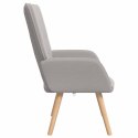 VidaXL fotel Jasnoszary 62 x 67 x 95,5 cm Tkanina sherpa