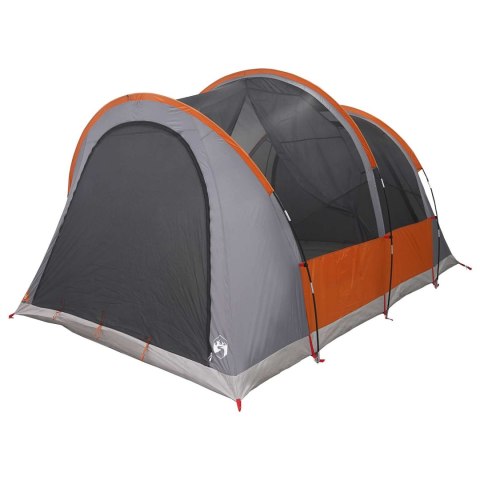 VidaXL Namiot tunelowy Szary i pomarańczowy 370 x 275 x 210 cm