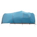 VidaXL Namiot tunelowy niebieski 370 x 275 x 210 cm Poliester i Stal