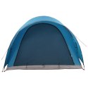 VidaXL Namiot tunelowy niebieski 370 x 275 x 210 cm Poliester i Stal