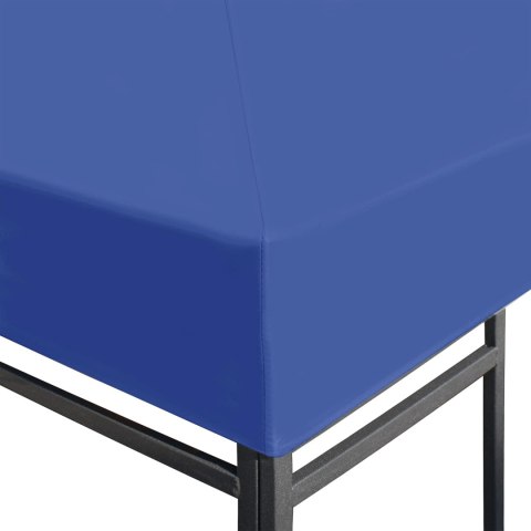 VidaXL Pokrycie altany 300 x 400 cm niebieski