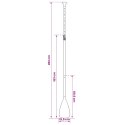 VidaXL 2 w 1 Kajak i SUP Paddle 203 x 19,5 cm Czarny