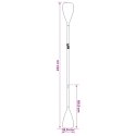 VidaXL 2 w 1 Kajak i SUP Paddle 203 x 19,5 cm Czarny