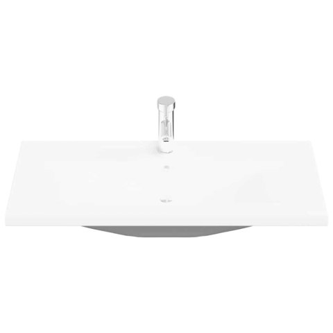 SZAFKA POD UMYWALKĘ Z SZUFLADĄ 3 PCS CZARNY DĄB