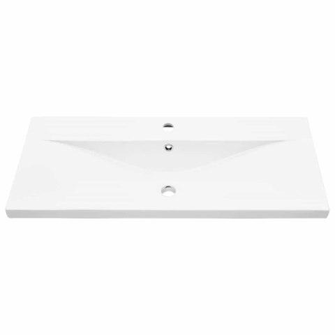 VidaXL Szafka pod umywalkę z szufladą 3 pcs Czarny Dąb