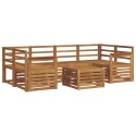 ZESTAW SOF NA ZEWNĄTRZ 7 PCS NATURALNY LITE DREWNO AKACJI