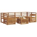 ZESTAW SOF NA ZEWNĄTRZ 7 PCS NATURALNY LITE DREWNO AKACJI