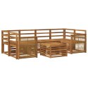 VidaXL Zestaw sof na zewnątrz 7 pcs naturalny Lite Drewno Akacji