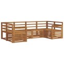ZESTAW SOFY NAROŻNEJ 6 PCS NATURALNY
