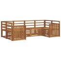 VidaXL Zestaw sofy narożnej 6 pcs Naturalny