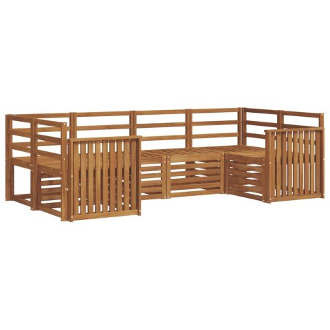 VidaXL Zestaw sofy narożnej 6 pcs Naturalny