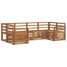 VidaXL Zestaw sofy narożnej 6 pcs Naturalny