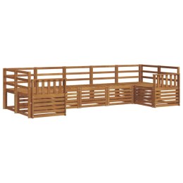 VidaXL Zestaw sofy narożnej 7 pcs Naturalny