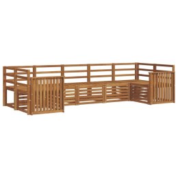 ZESTAW SOFY NAROŻNEJ 7 PCS NATURALNY