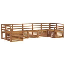 ZESTAW SOFY NAROŻNEJ 7 PCS NATURALNY