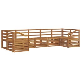 ZESTAW SOFY NAROŻNEJ 7 PCS NATURALNY