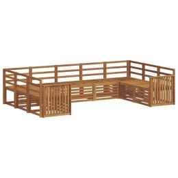 ZESTAW SOFY NAROŻNEJ 9 PCS NATURALNY