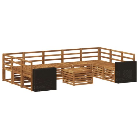 VidaXL Zestawy sof 10 pcs naturalny Lite Drewno Akacji