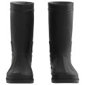 VidaXL Buty deszczowe PVC Rozmiar 40 Czarny