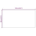 VidaXL Chodnik dywanowy Szary 80 x 150 cm tkanina