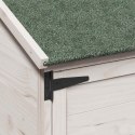 SHED OGRODOWY BIAŁY 59,5X56X176,5CM DREWNO ŚWIERKOWE