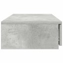 SZUFLADY DO ŁÓŻKA Z SZUFLADĄ BETONOWY SZARY 75X36,5X16,5CM