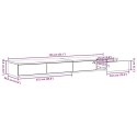 SZUFLADY DO ŁÓŻKA Z SZUFLADĄ DĄB SONOMA 135X36,5X16,5CM