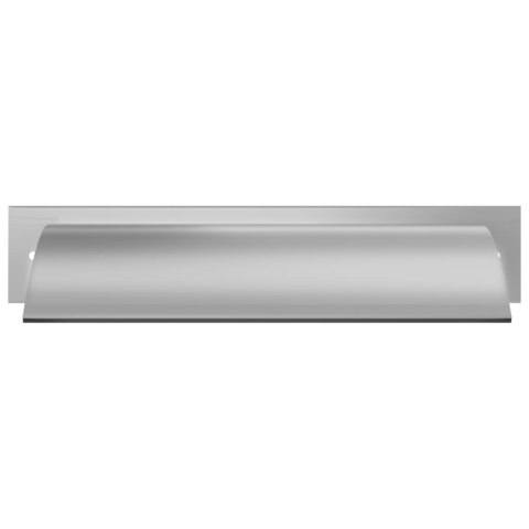 FONTANNA BASENOWA SREBRNA 45X26X13CM STAL NIERDZEWNA