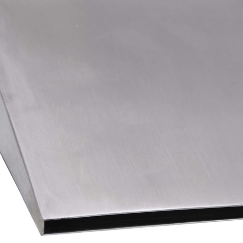 FONTANNA BASENOWA SREBRNA 45X26X13CM STAL NIERDZEWNA