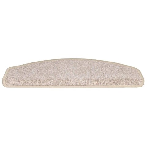 VidaXL Maty na schody 30 szt. 65x24x4 cm Taupe Półokrągłe Duże