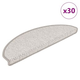 VidaXL Maty na schody samoprzylepne Sisal-Look 30 szt. 65x21x4 cm