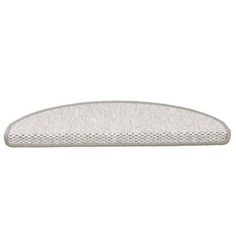 VidaXL Maty na schody samoprzylepne Sisal-Look 30 szt. 65x21x4 cm