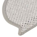 VidaXL Maty na schody samoprzylepne Sisal-Look 30 szt. 65x21x4 cm
