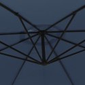 VidaXL Parasol na wysięgniku 3,5 m, niebieski