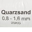 VidaXL Piasek filtracyjny, 25 kg, 0,8-1,6 mm