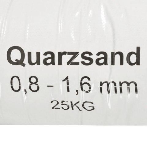 VidaXL Piasek filtracyjny, 25 kg, 0,8-1,6 mm