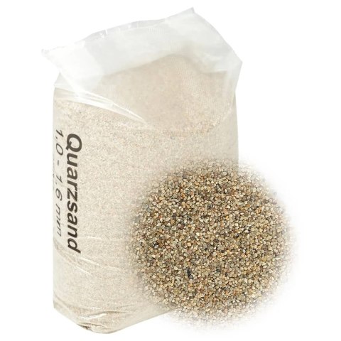 VidaXL Piasek filtracyjny, 25 kg, 1,0-1,6 mm
