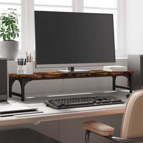 PODSTAWKA POD MONITOR PRZYDYMIONY DĄB 85X23X15,5CM