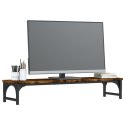 PODSTAWKA POD MONITOR PRZYDYMIONY DĄB 85X23X15,5CM
