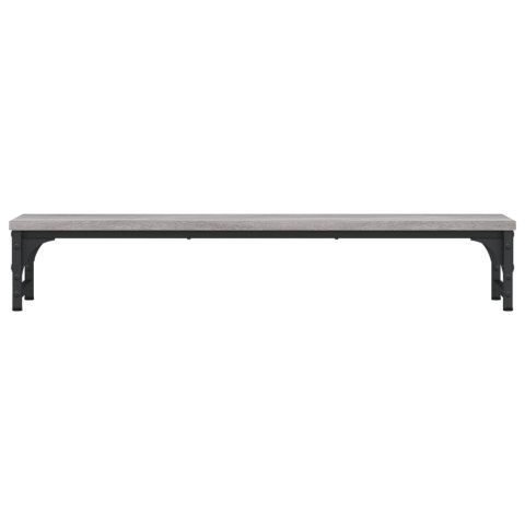 VidaXL Podstawka pod monitor, szary dąb sonoma, 85x23x15,5 cm