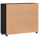 BUFET FLORIN CZARNY 88,5X30,5X73CM MATERIAŁ DREWNOPOCHODNY