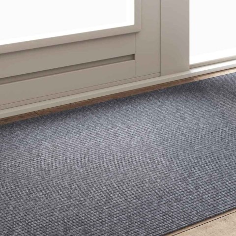 VidaXL Chodnik dywanowy Jasnoszary 100 x 200 cm tkanina