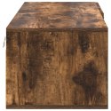 VidaXL Drewniana szafka z szufladą Dąb wędzony 100,5 x 39 x 30 cm