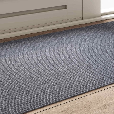 VidaXL Chodnik dywanowy Jasnoszary 80 x 150 cm tkanina
