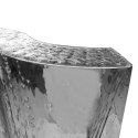 FONTANNA OGRODOWA SREBRNA 60,2X37X122,1CM STAL NIERDZEWNA